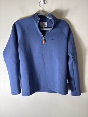 Boys Southbound Blue 1/4 Zip Pullover Sz L